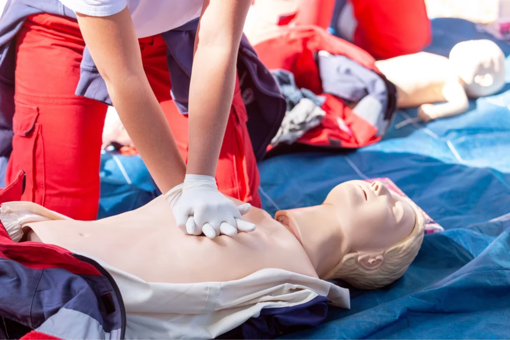 CPR training at OTC Training Centre Malaysia