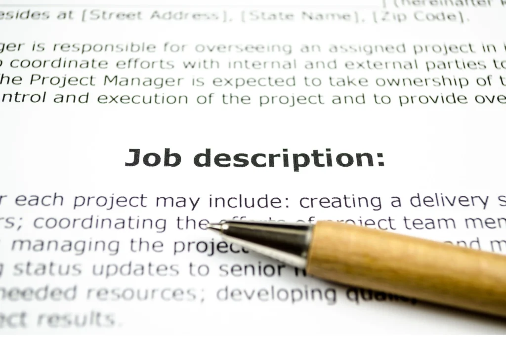 UNDERSTANDING AND DRAFTING EFFECTIVE JOB DESCRIPTION