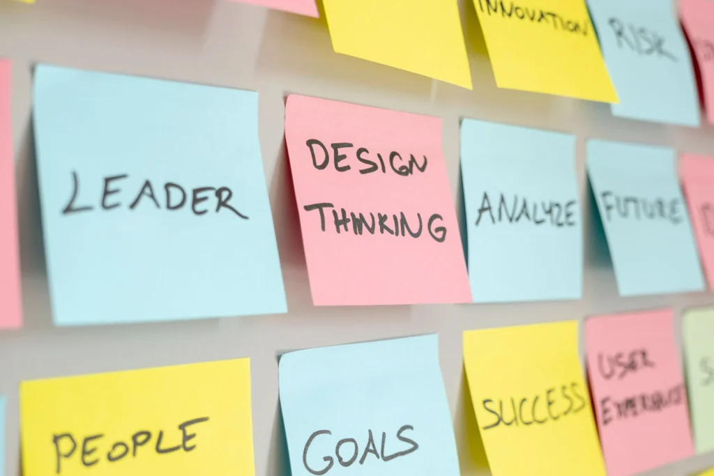 Hands-on group activity applying design thinking framework