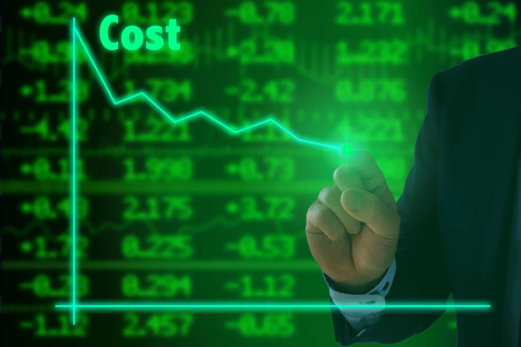 Professional reviewing expense reduction reports
