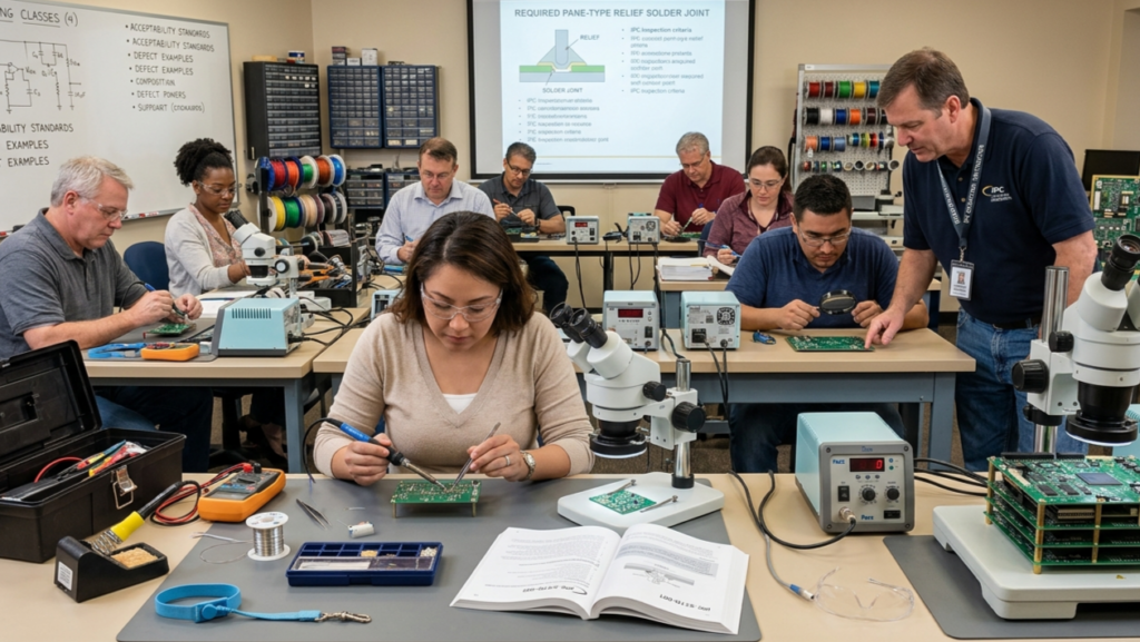 IPC J-STD-001 SOLDERING ELECTRICAL AND ELECTRONIC ASSEMBLIES TRAINING
