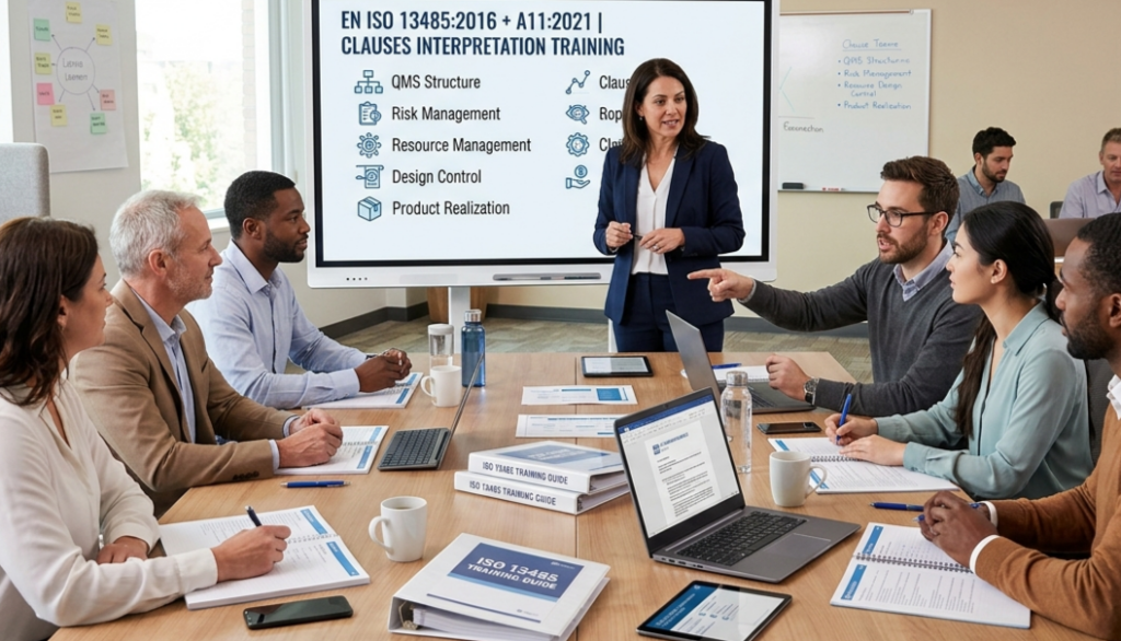 EN ISO 134852016 A11 2021 CLAUSES INTERPRETATION TRAINING