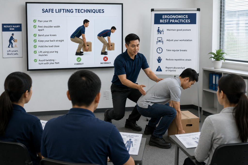 ERGONOMICS AND MANUAL HANDLING AWARENESS TRAINING