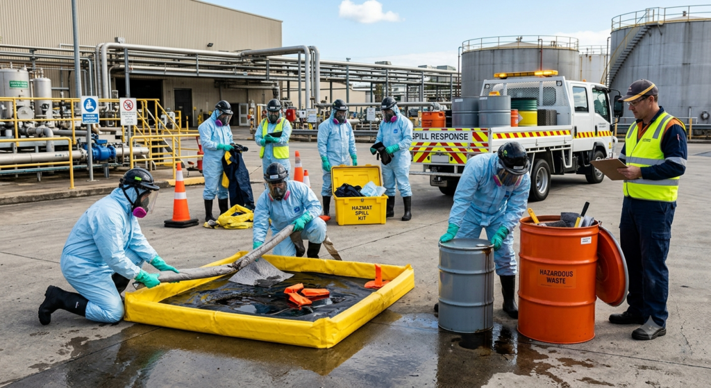 HAZMAT AND CHEMICAL SPILL TRAINING