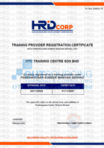 HRD CORP cert